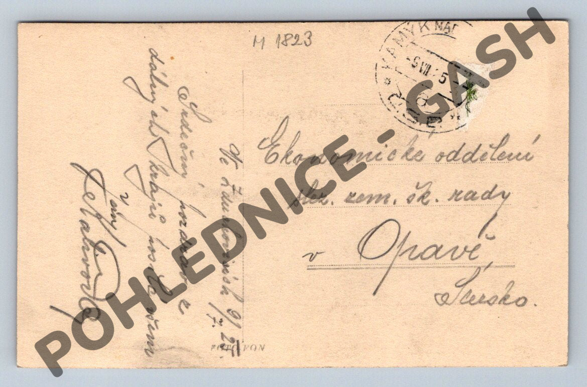 Pohlednice Příbram 1923 ČR (M1823)