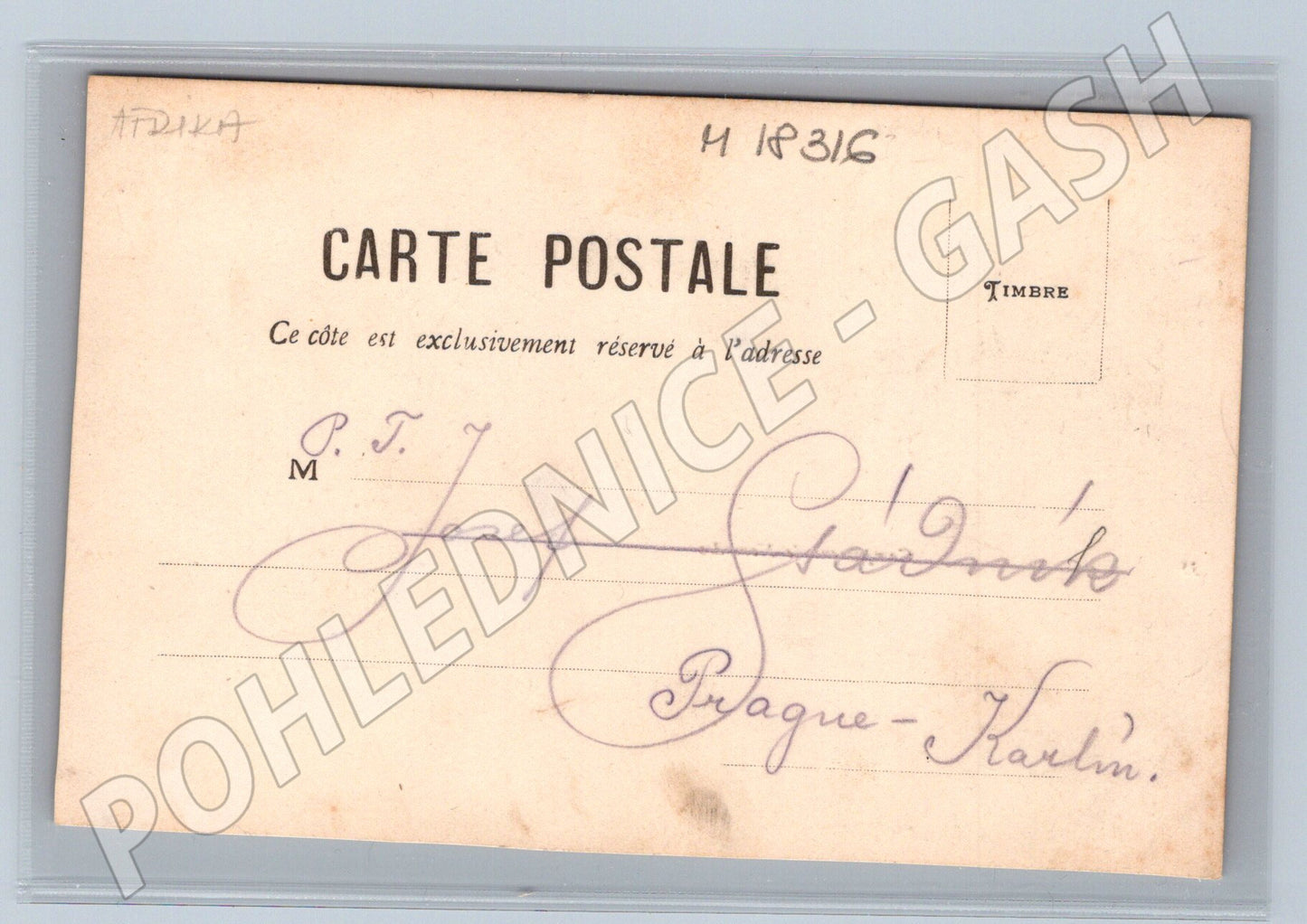 Pohlednice Campement de Nomades etnografie (M18316)