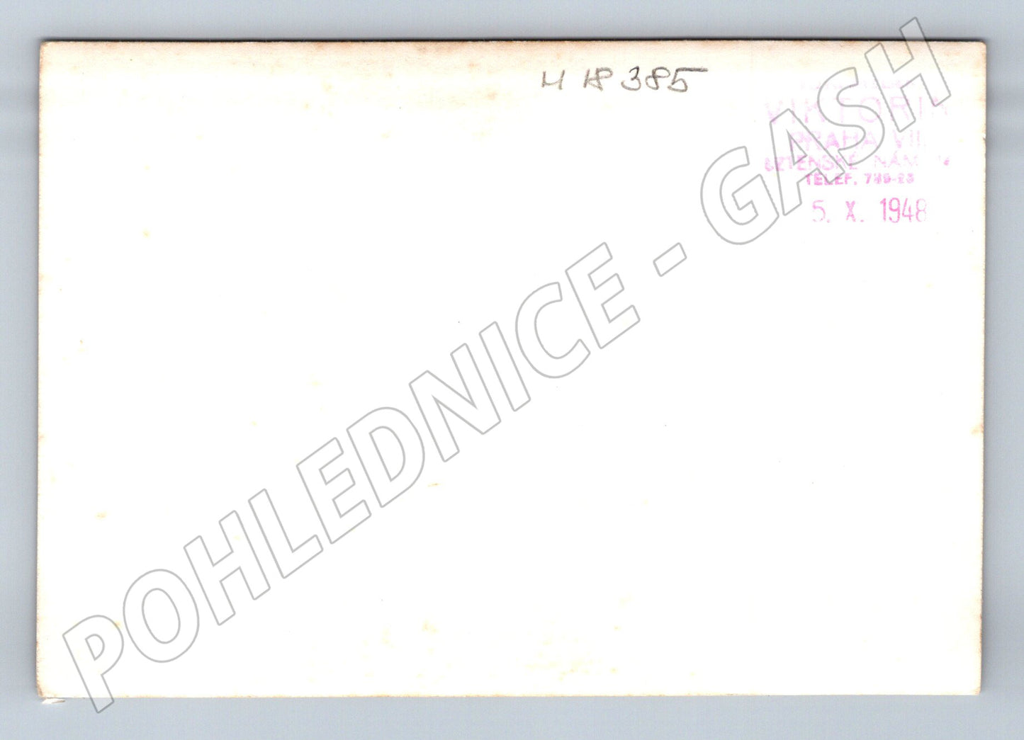 Pohlednice svatba Praha ateliér Viktoria 1948 (M18385)