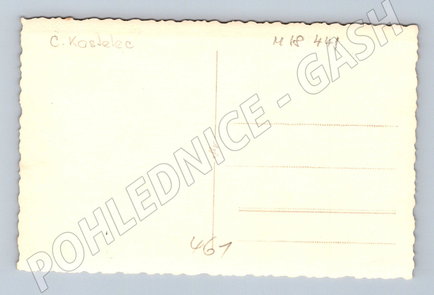 Pohlednice děti u ohniště Český Kostelec do 1950 (M18441)