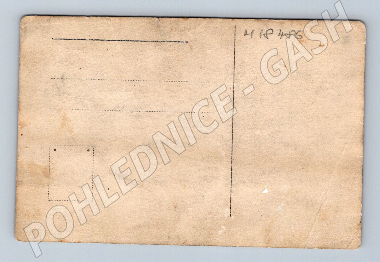 Pohlednice dítě na kožešině sepia cca 1920 30 (M18486)