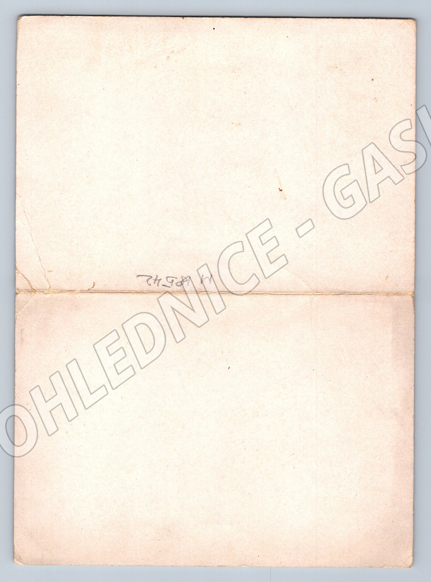 Pohlednice pamětní portrét s věnováním 1945 46 (M18542)