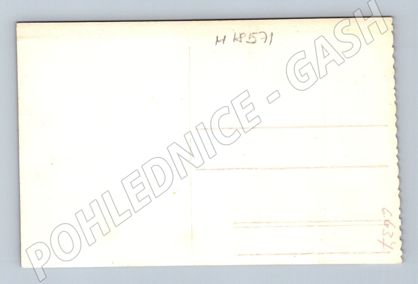 Pohlednice mladá žena portrét ateliér cca 1940 50 (M18571)