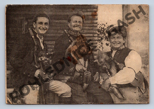 Pohlednice Strakonice dudácká rodina Malkovských 1958 (M1858)