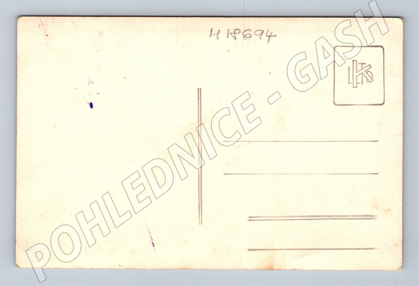 Pohlednice etnografie muž mezi agáve černobílá (M18694)