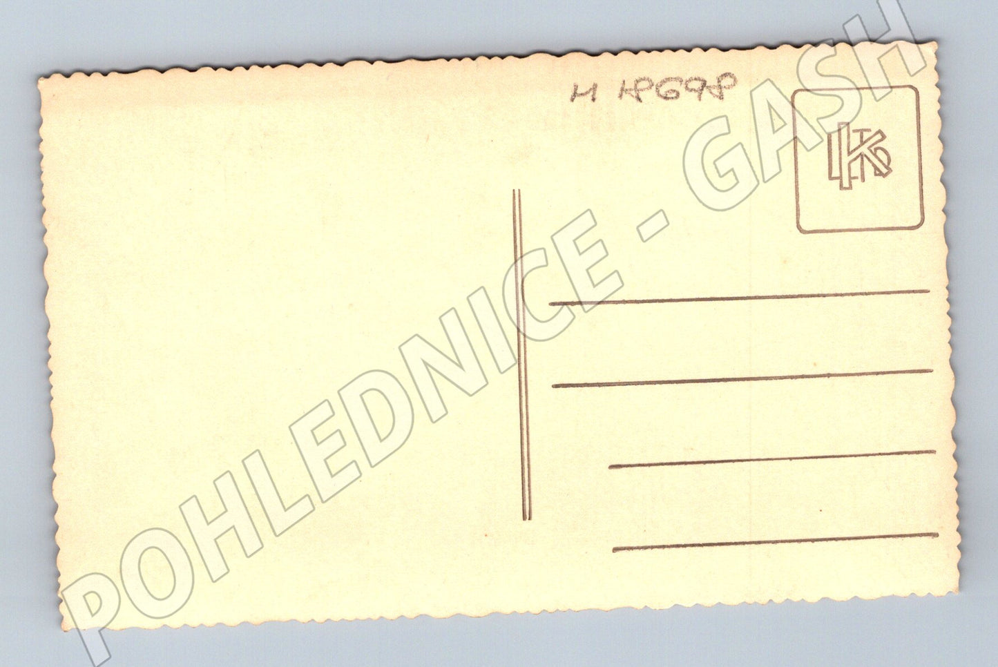 Pohlednice portrét muže černobílá 40 50 (M18698)