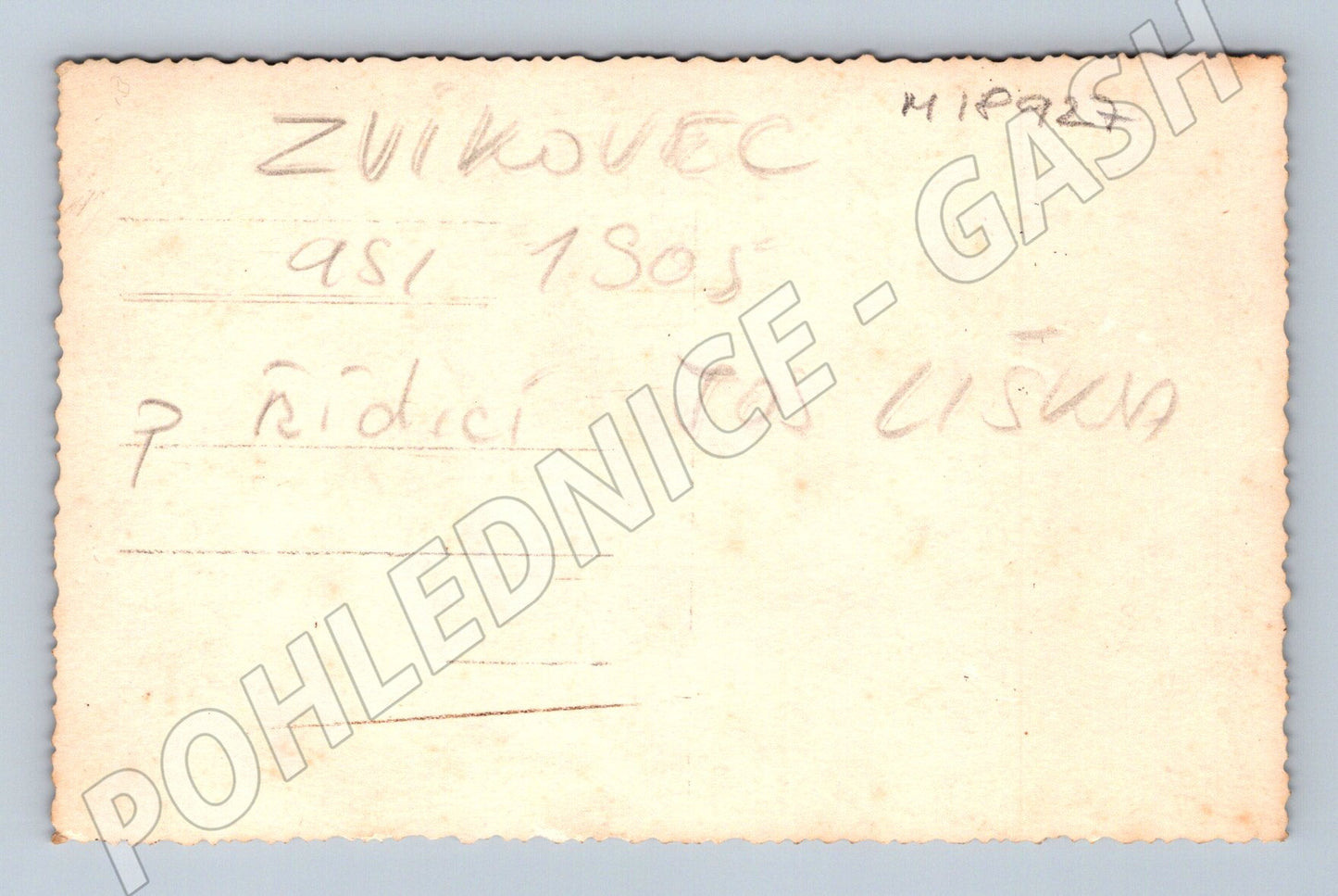 Pohlednice Zvíkovec 1927 třída Jos Líška (M18927)