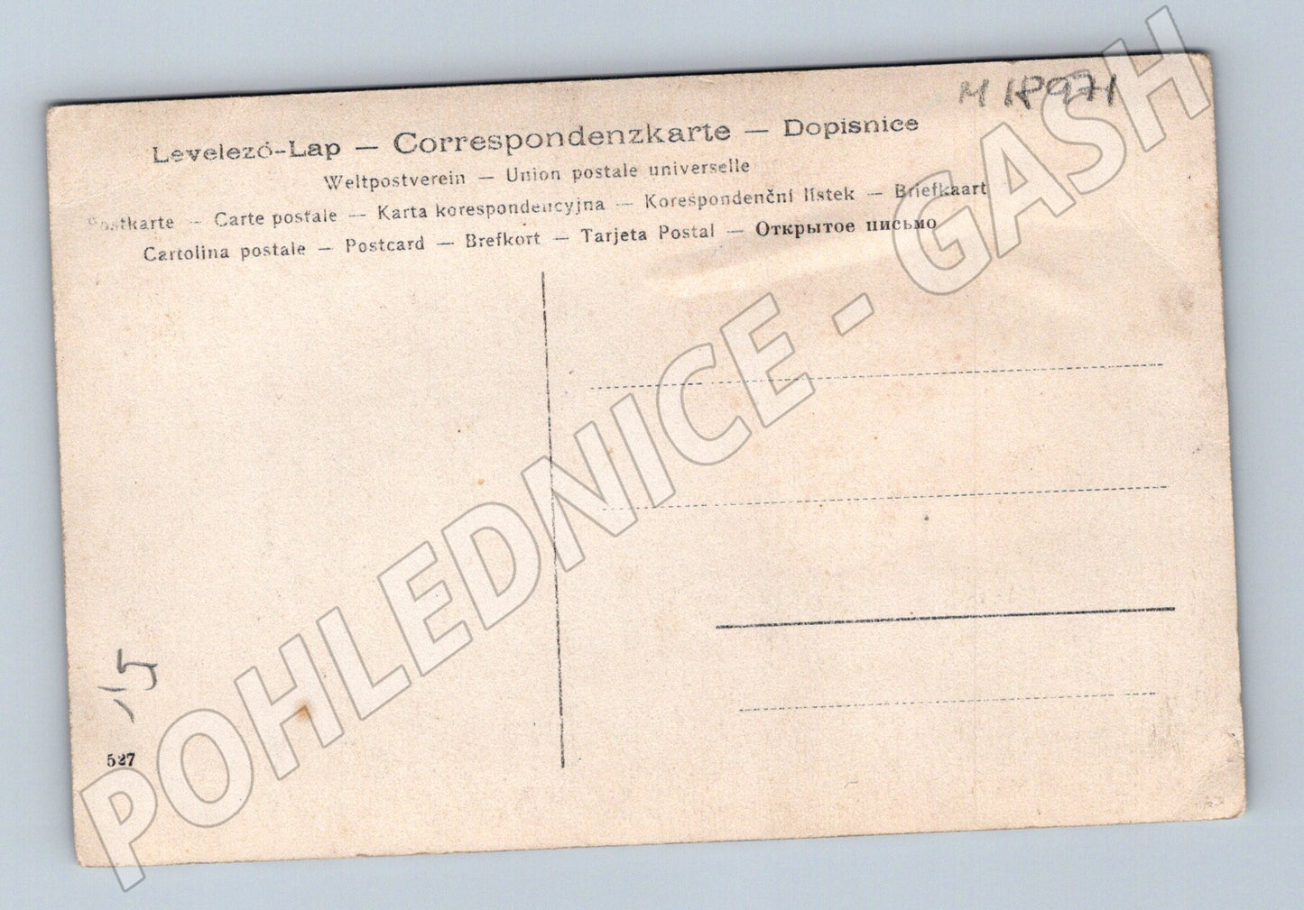 Pohlednice skupinový portrét mužů cca 1900 (M18971)