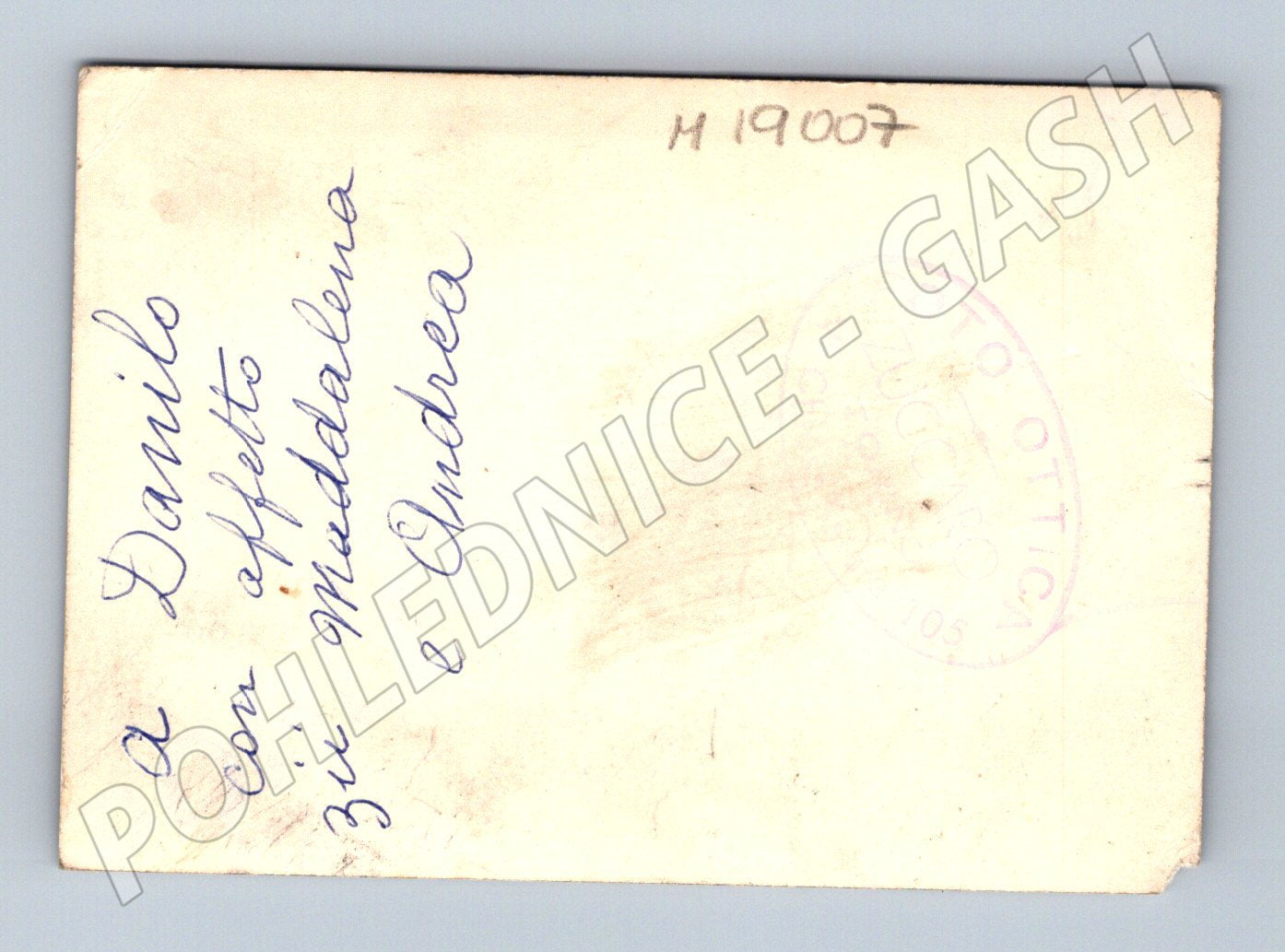Pohlednice Itálie vzkaz Maddalena a Andrej (M19007)
