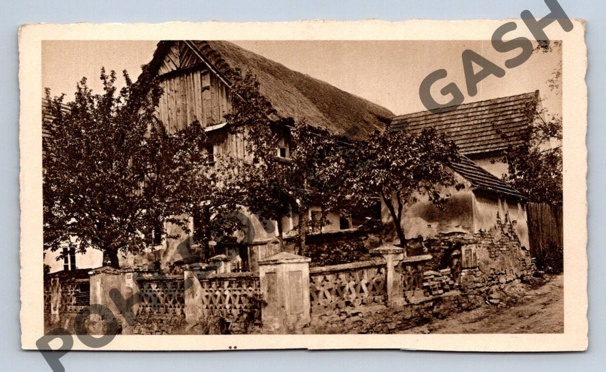 Pohlednice České venkovské stavení (M1905)