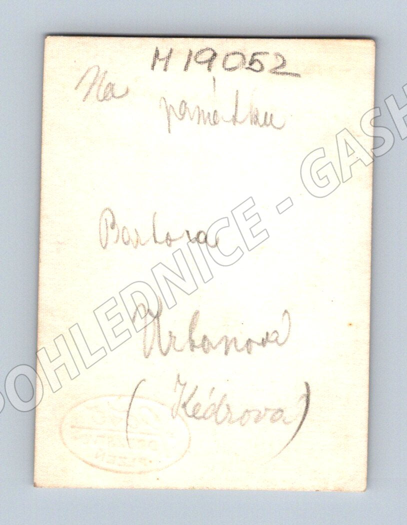 Pohlednice portrét ženy Barbora Urbanová Jedinová (M19052)