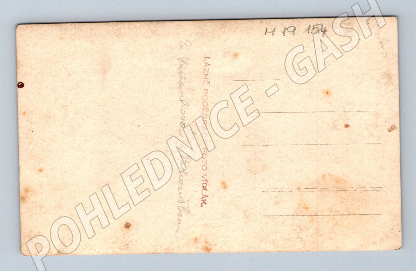 Pohlednice Poděbrady žena a dítě 1920-1940 (M19154)