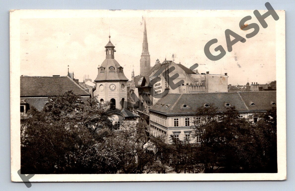 Pohlednice Plzeň centrum raz 1951 (M1917)