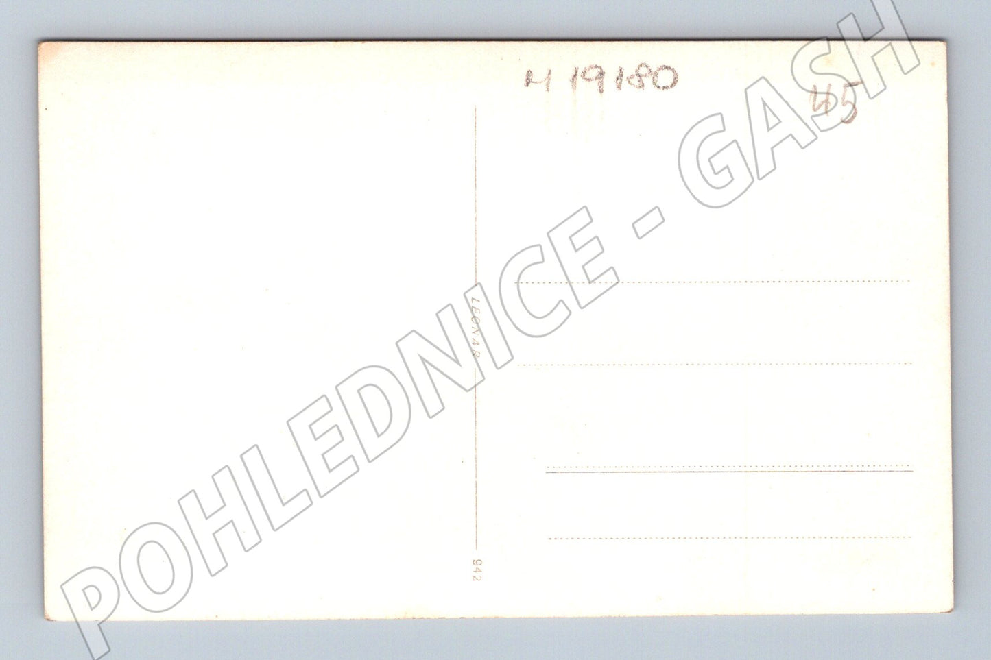 Pohlednice česká lesní krajina malý formát do 1950 (M19180)