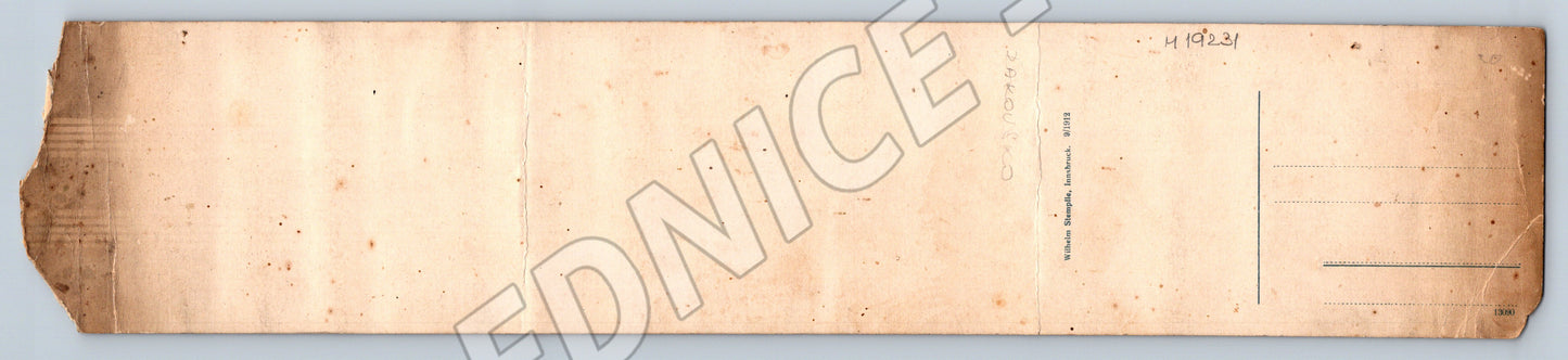 Pohlednice Panoramatická Imst Rakousko alpské panorama (M19231)