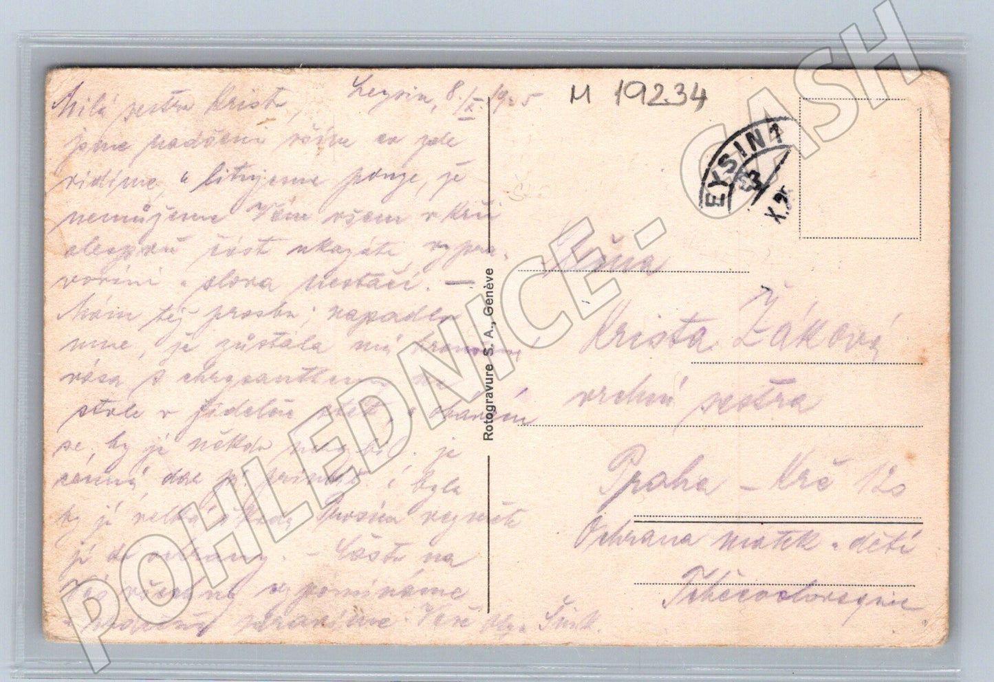 Pohlednice Švýcarsko L'école au Soleil Dr Rollier Ormonts (M19234)