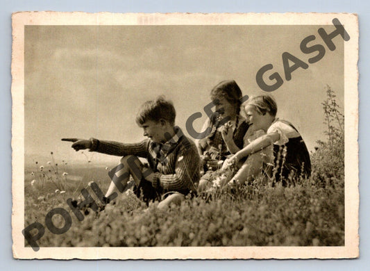 Pohlednice Mütterferien Aktion děti v přírodě Praha (M1925)