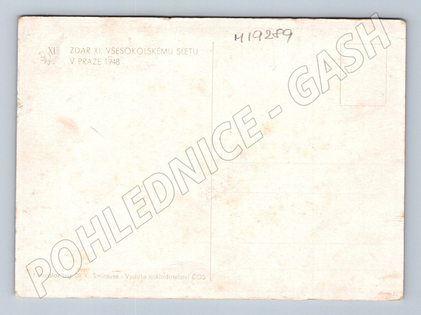 Pohlednice XI všesokolský slet Praha (M19289)