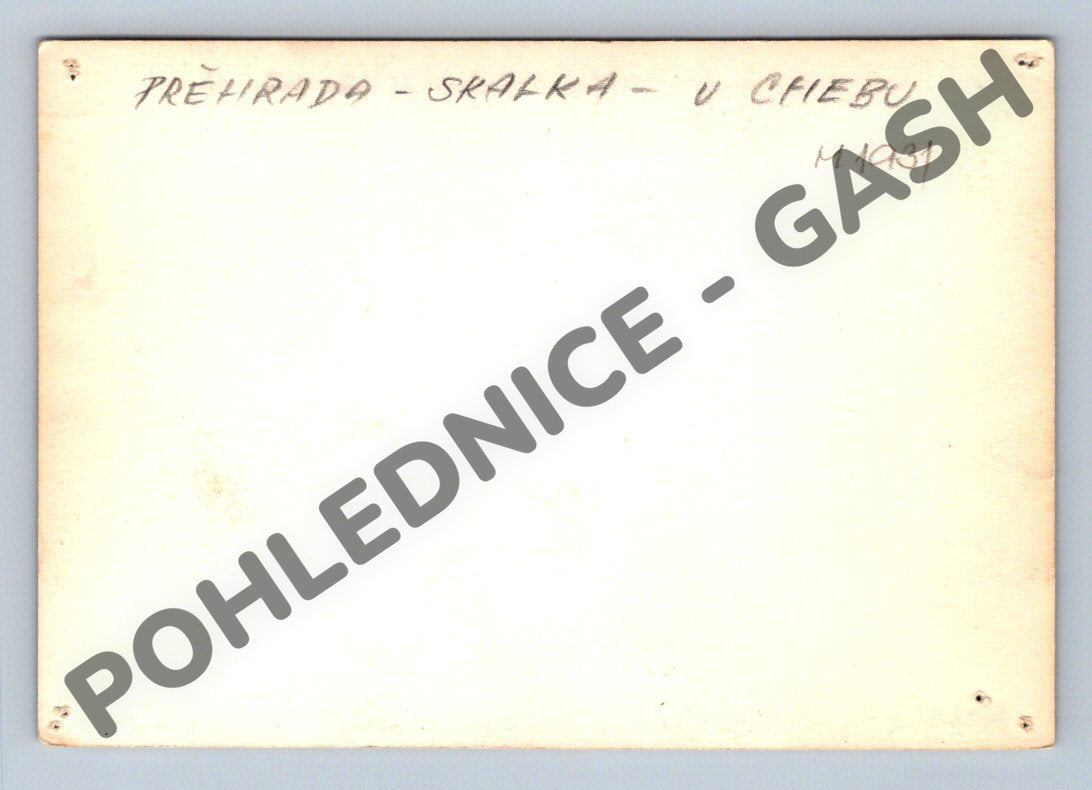 Pohlednice Přehrada Skalka u Chebu chatky 1931 (M1931)