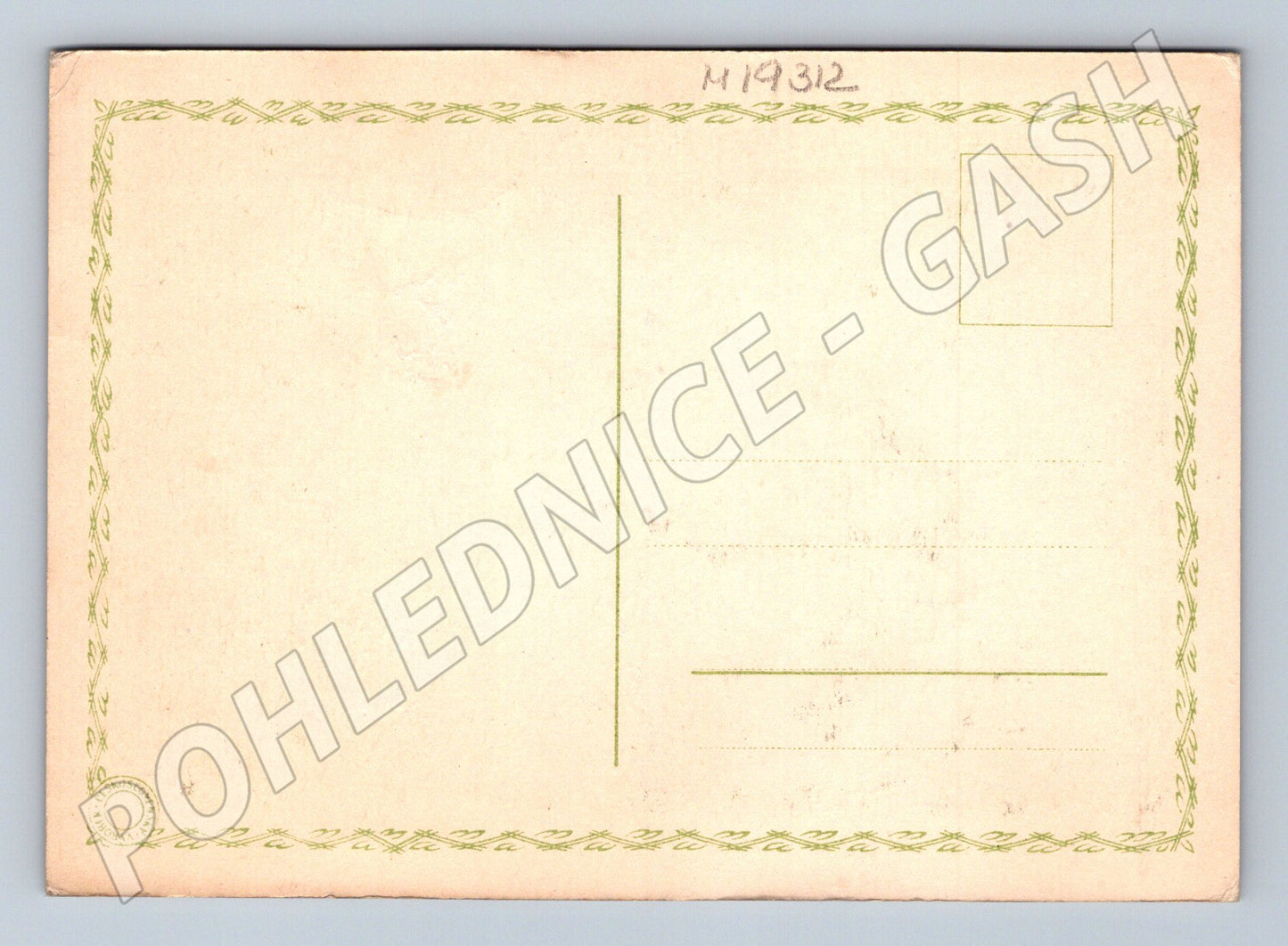 Pohlednice děti v kroji u kříže venkovský motiv (M19312)