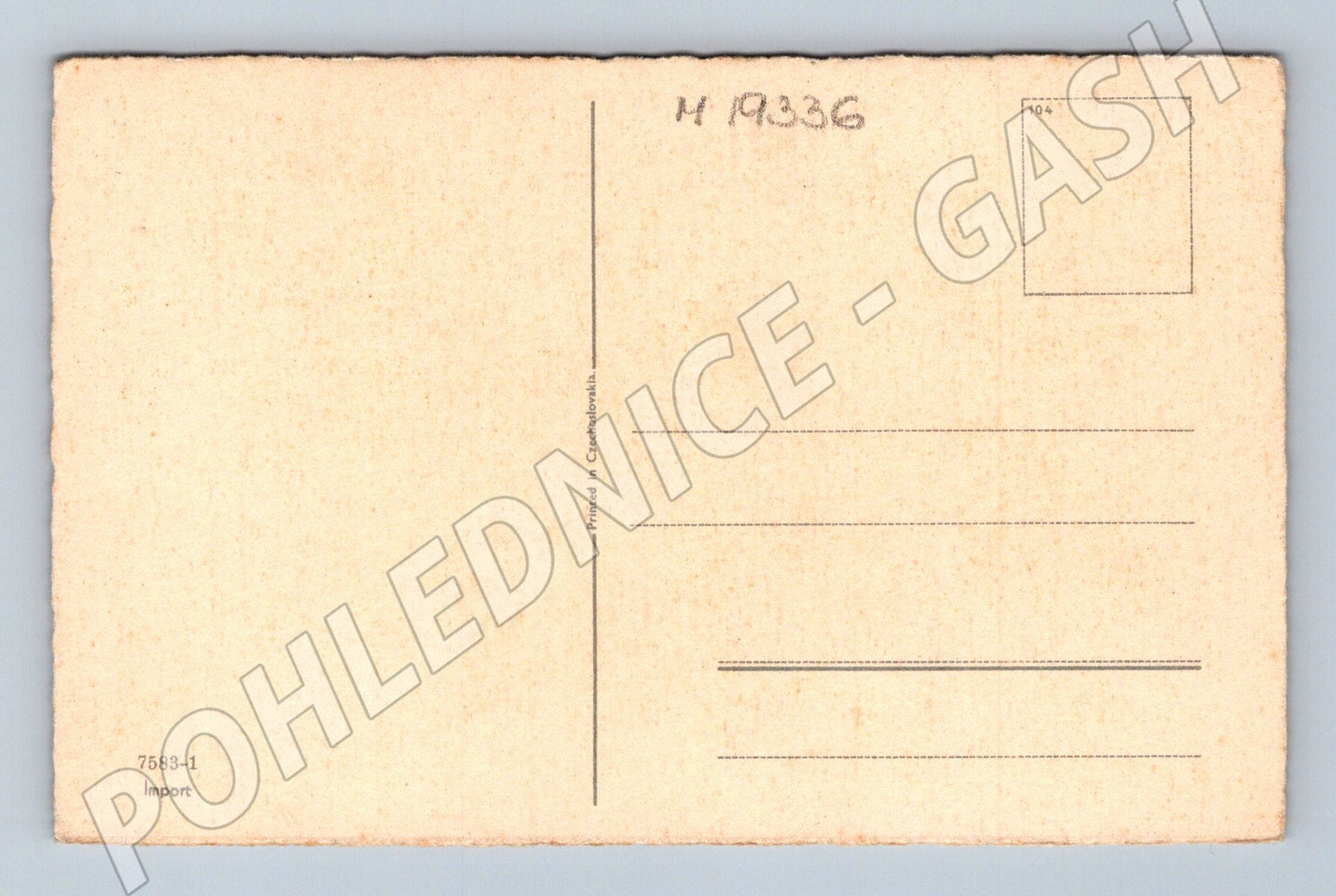 Pohlednice kočičky a narcisy ČSR (M19336)