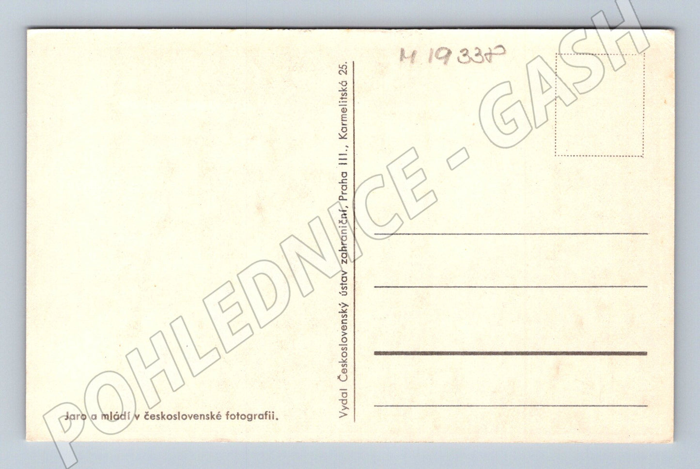 Pohlednice Jaro a mládí v československé fotografii malý form (M19338)