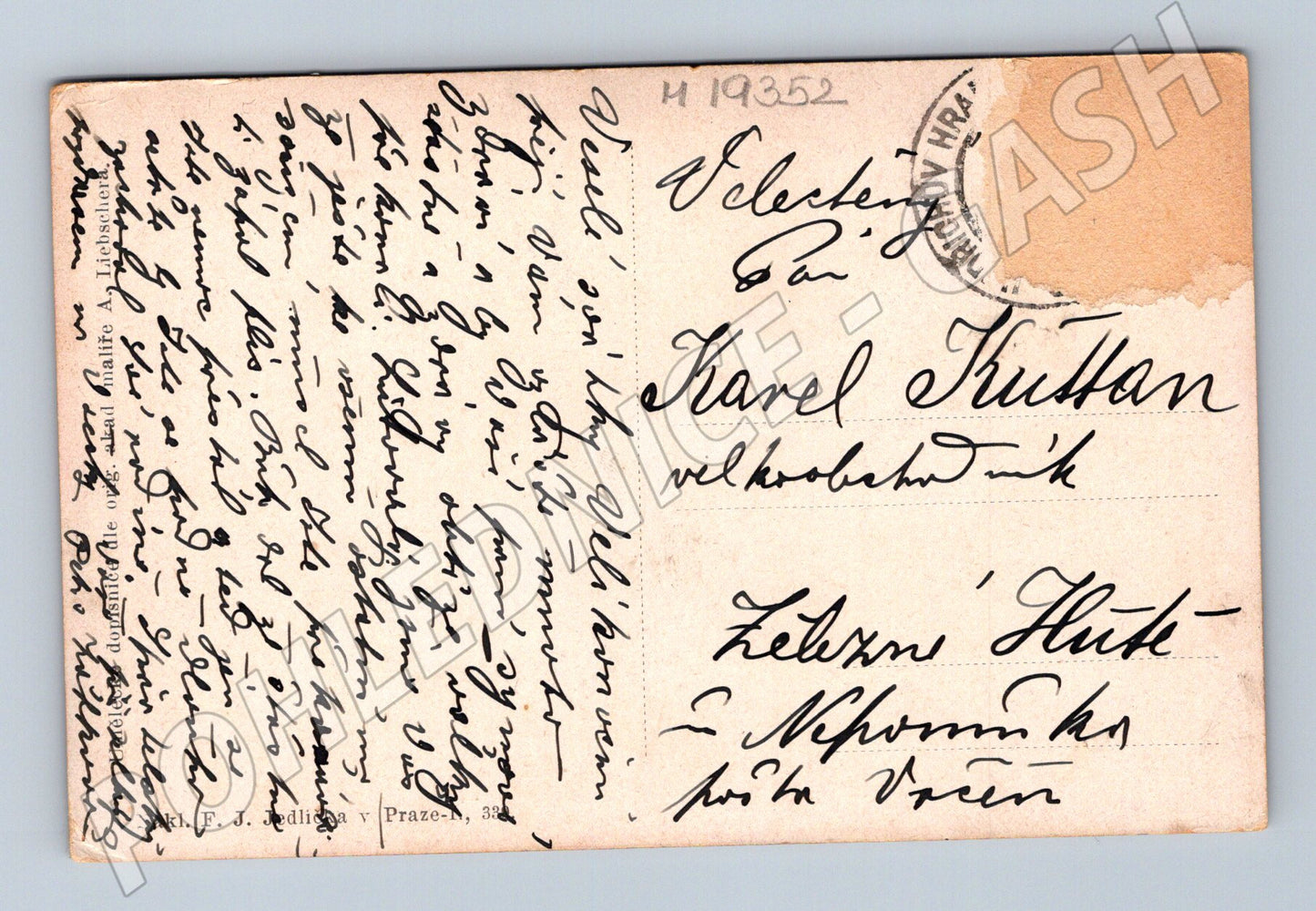 Pohlednice Velikonoční pastýř s ovcemi malý formát do 1950 (M19352)