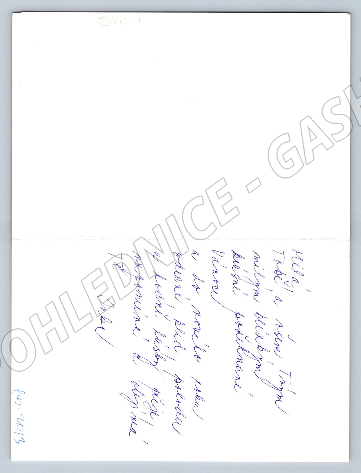 Pohlednice Vánoční rozkládací Anton van den Berg (M19356)