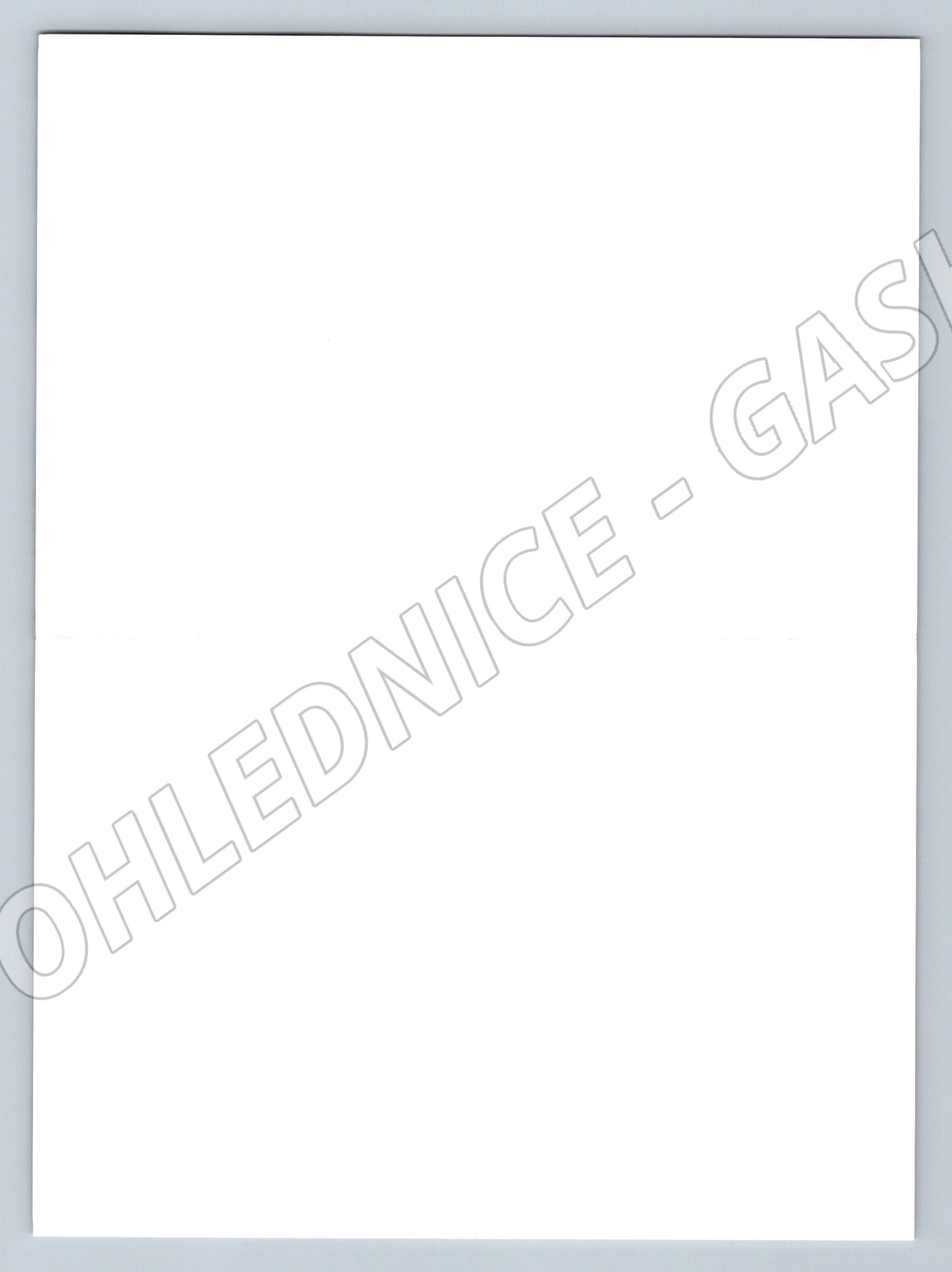 Pohlednice Vánoční malovaná ústy motiv dítě na saních a sněhu (M19368)