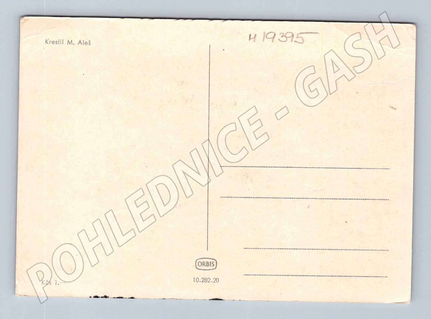 Pohlednice Mikoláš Aleš Vánoce zabíjačka humor (M19395)