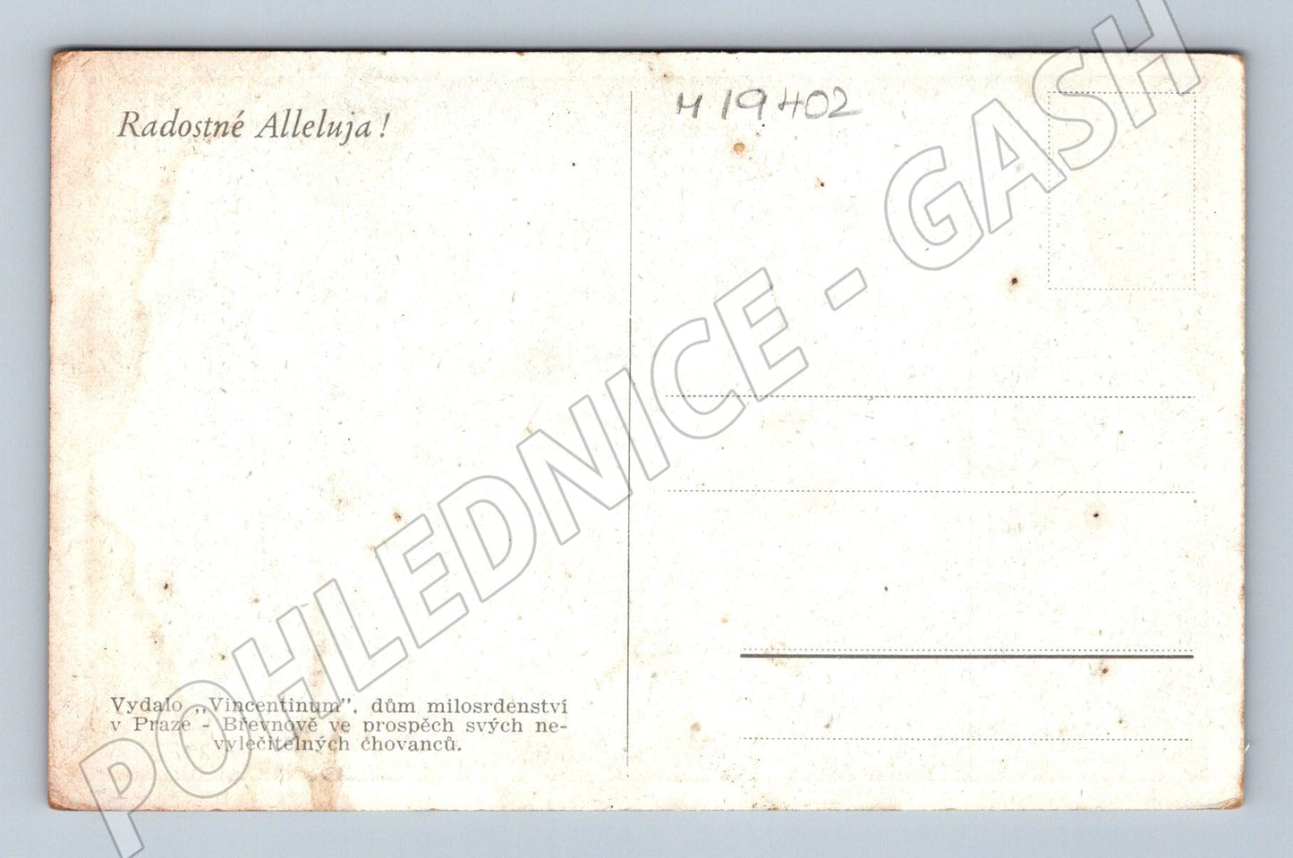 Pohlednice Náboženská snímání Krista Vincentinum Praha (M19402)