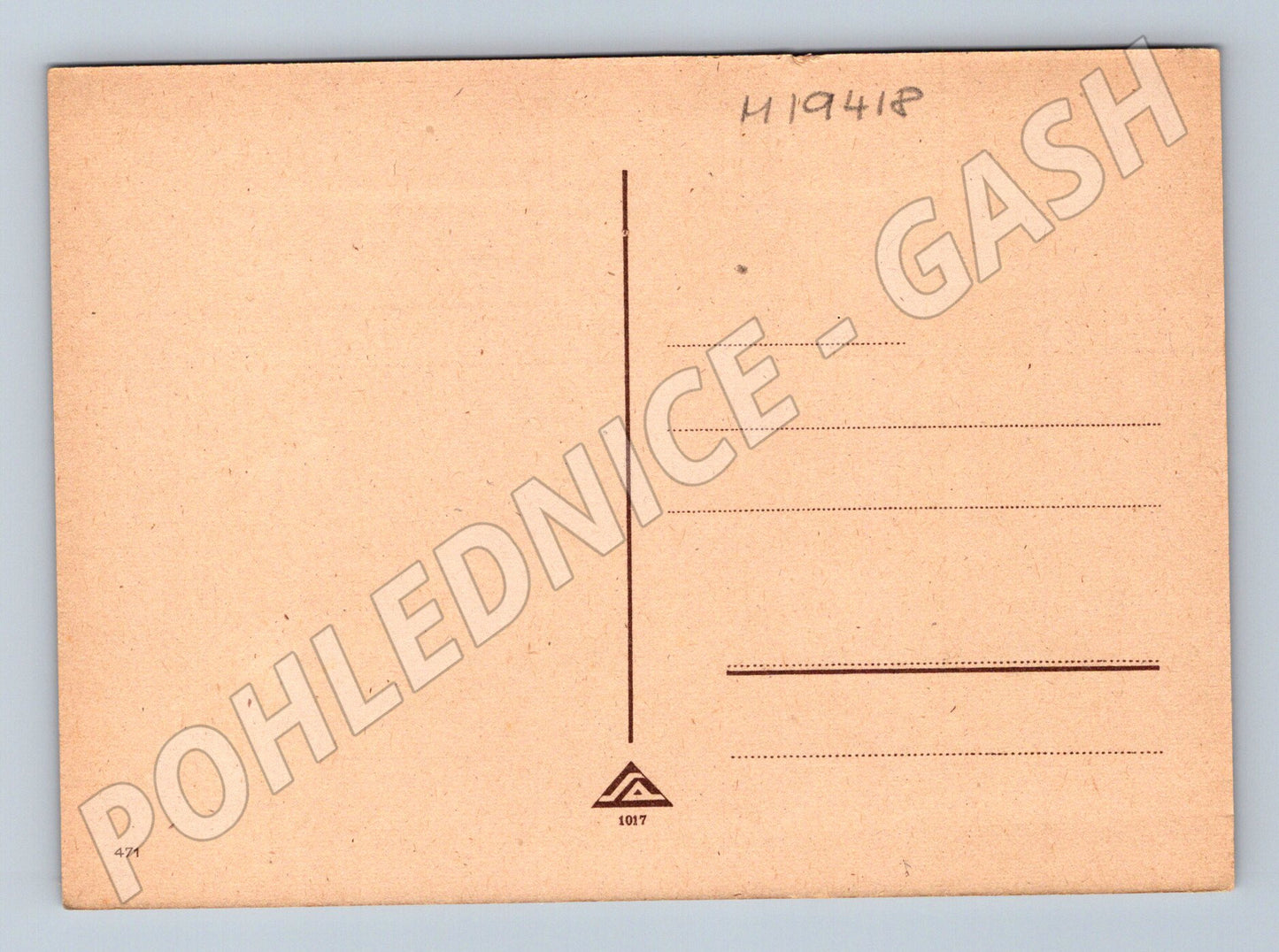 Pohlednice děti v dešti Salač (M19418)