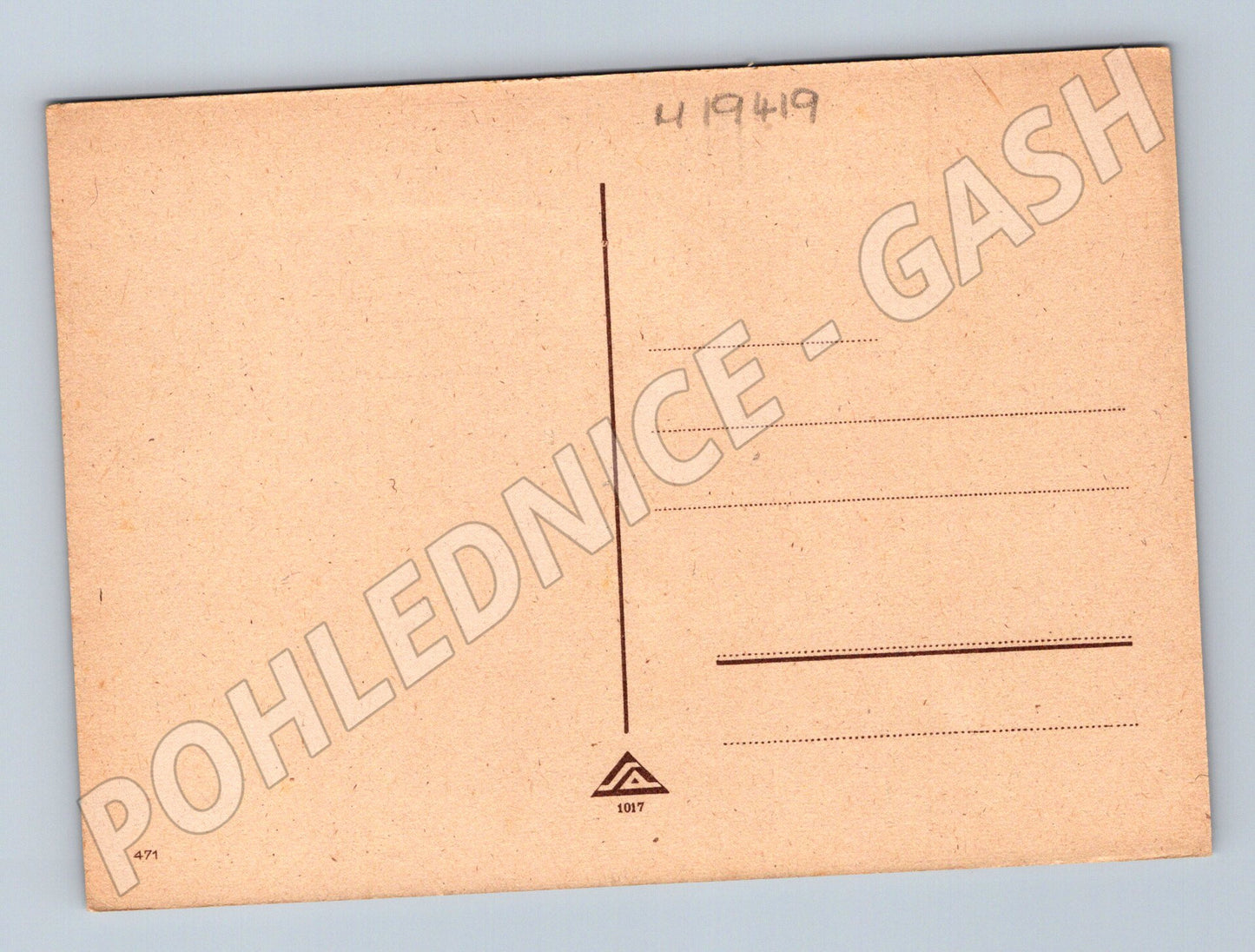 Pohlednice Ilustrovaná děti v dešti Salač (M19419)