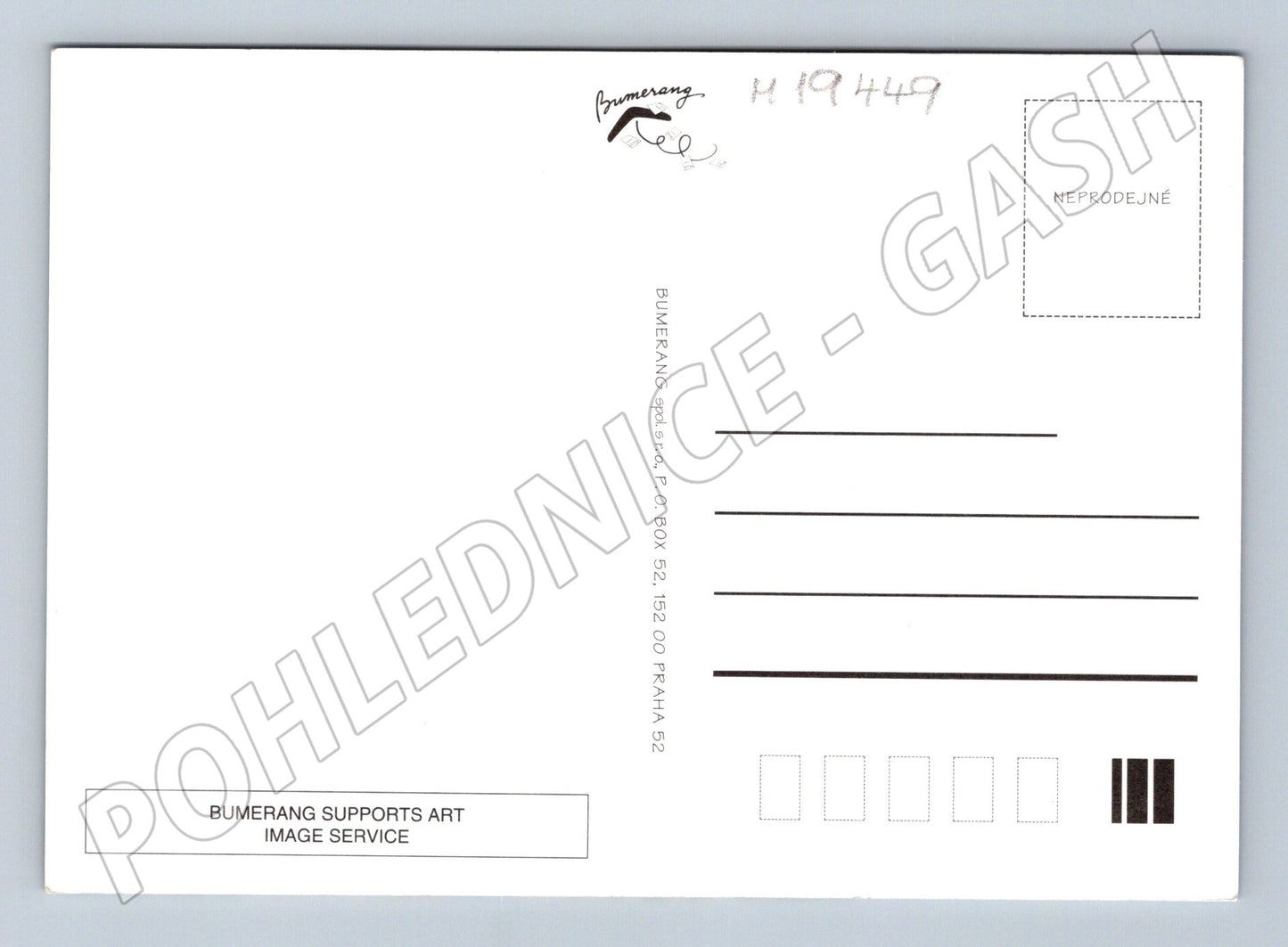 Pohlednice New York surrealistická vlna moderní umění (M19449)