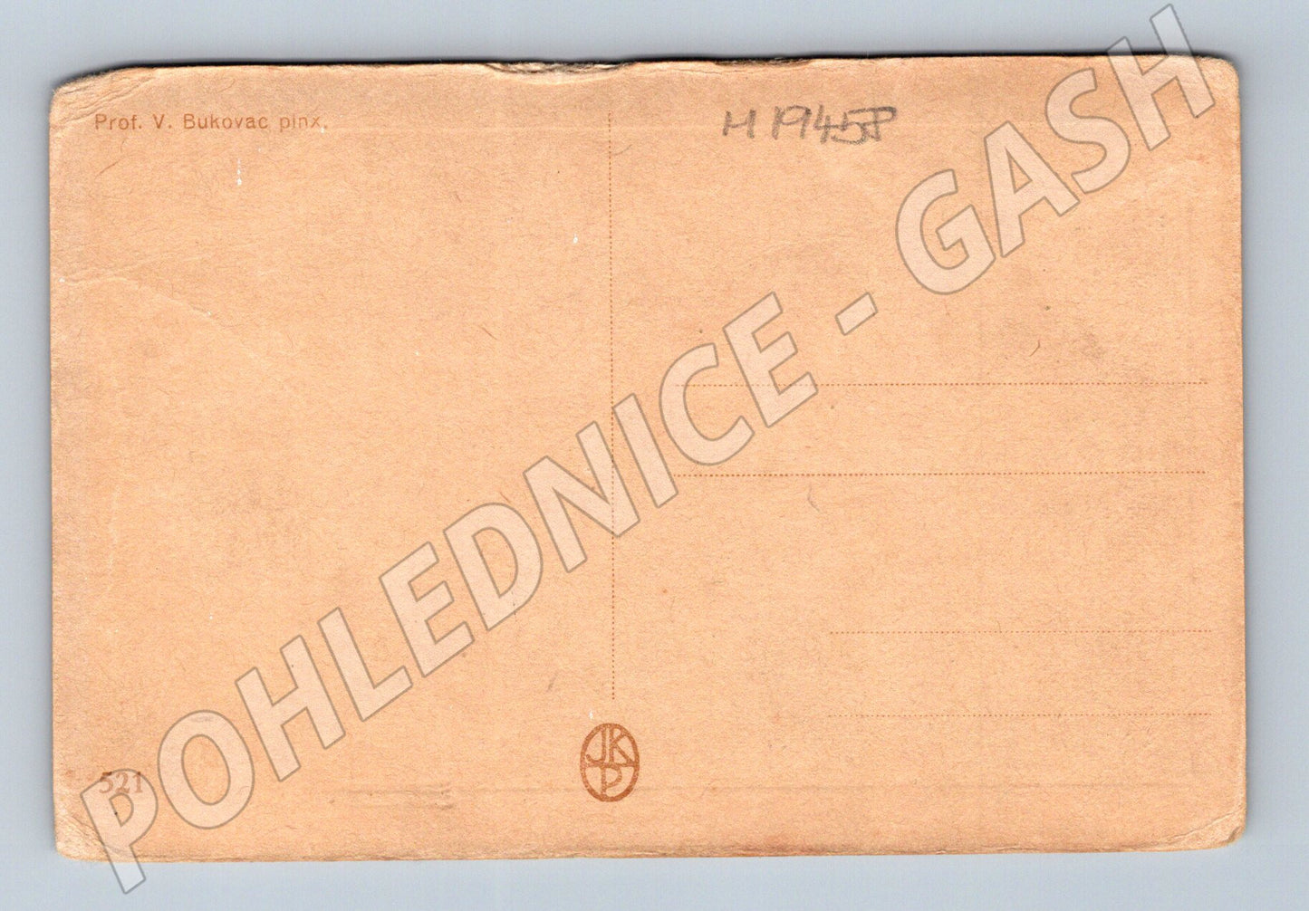 Pohlednice Prof V Bukovac malířství č 521 (M19458)