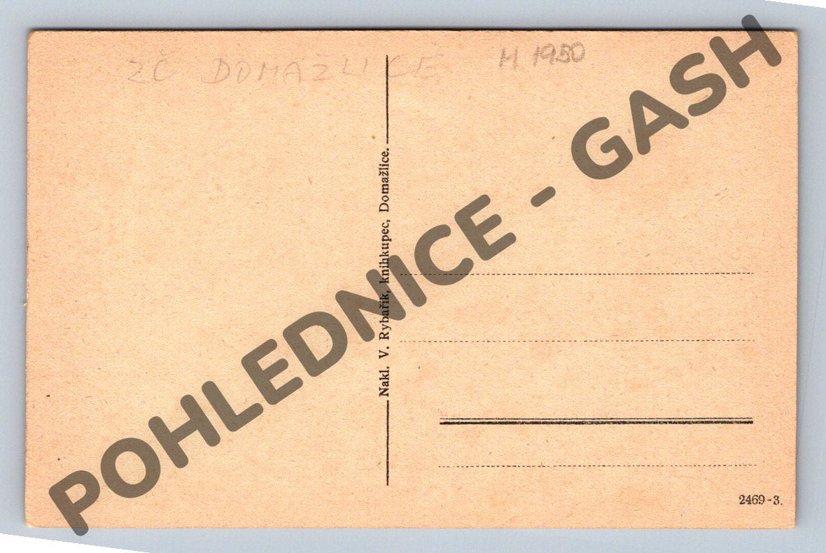 Pohlednice Babylon u Domažlic 1930 (M1950)
