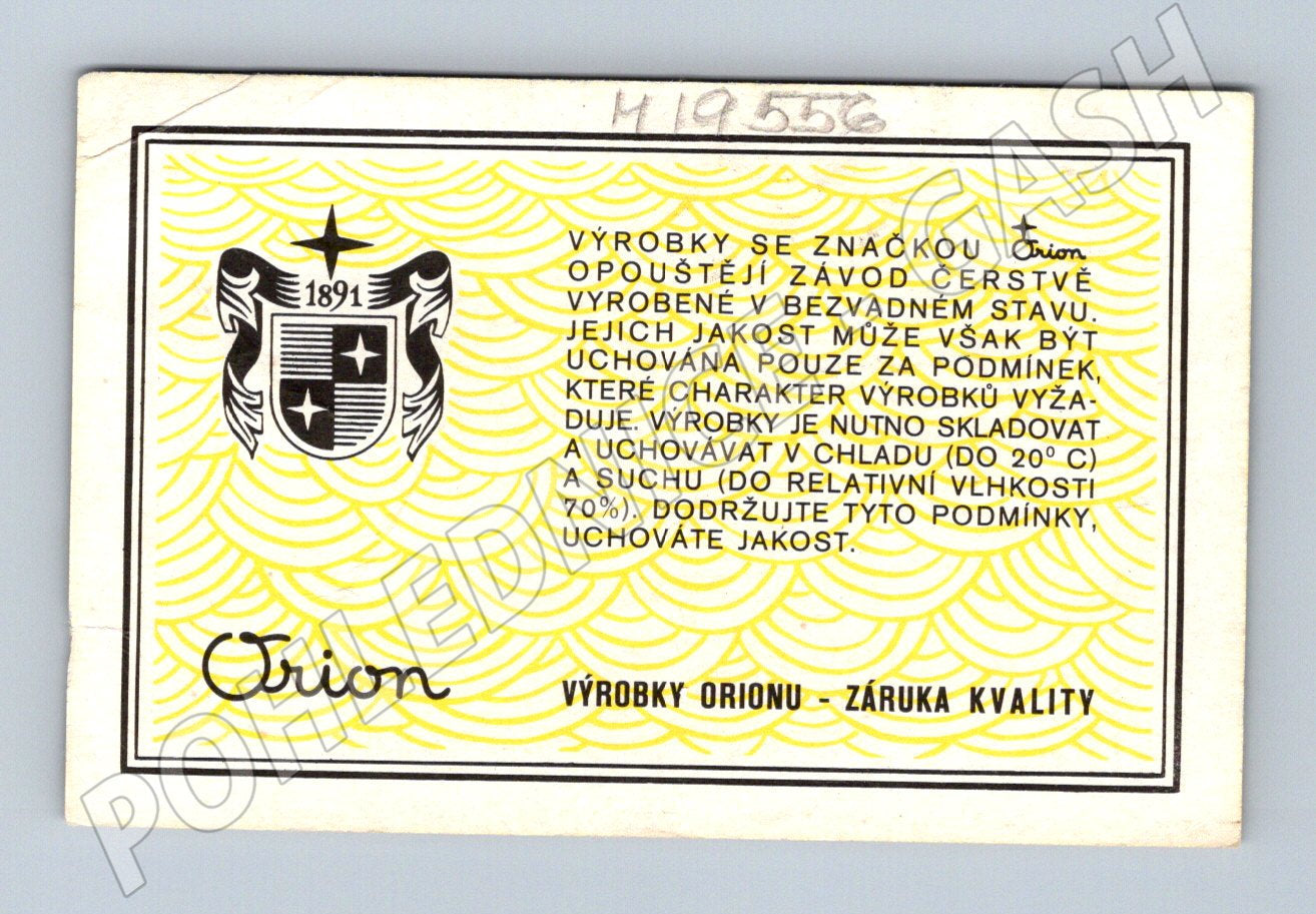 Pohlednice automobil před venkovským domem Orion reklama (M19556)