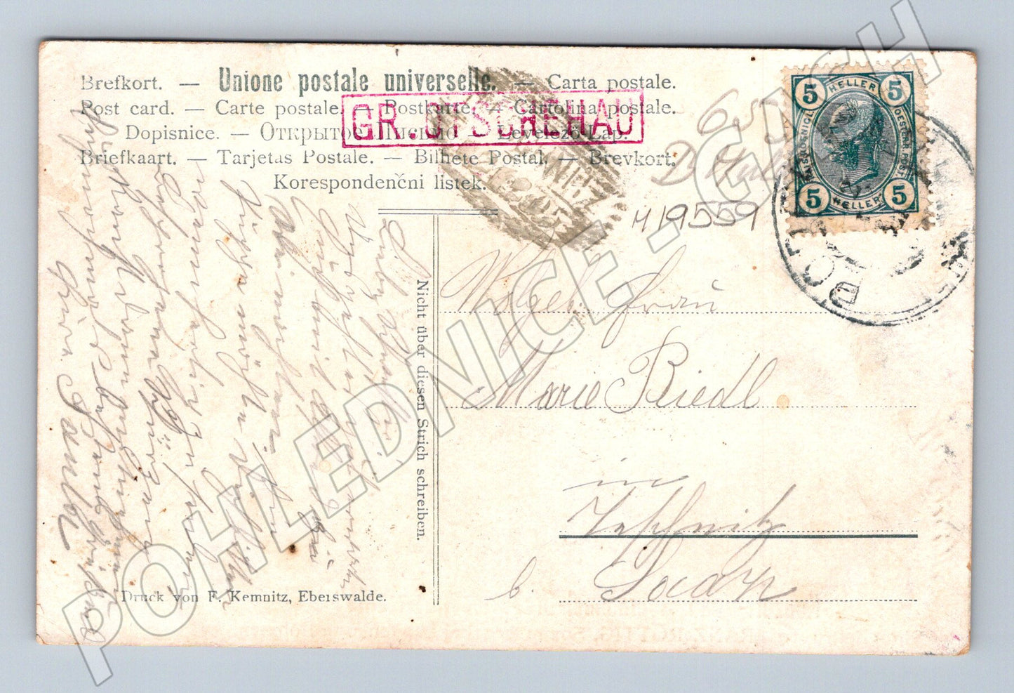 Pohlednice Koncert- und Schrammel-Orchester Germania Franz Rö (M19559)