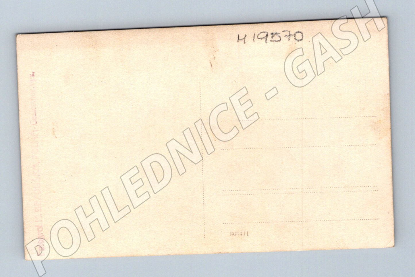 Pohlednice hudebníci klavír housle fotograf K Bezrouška Polná (M19570)