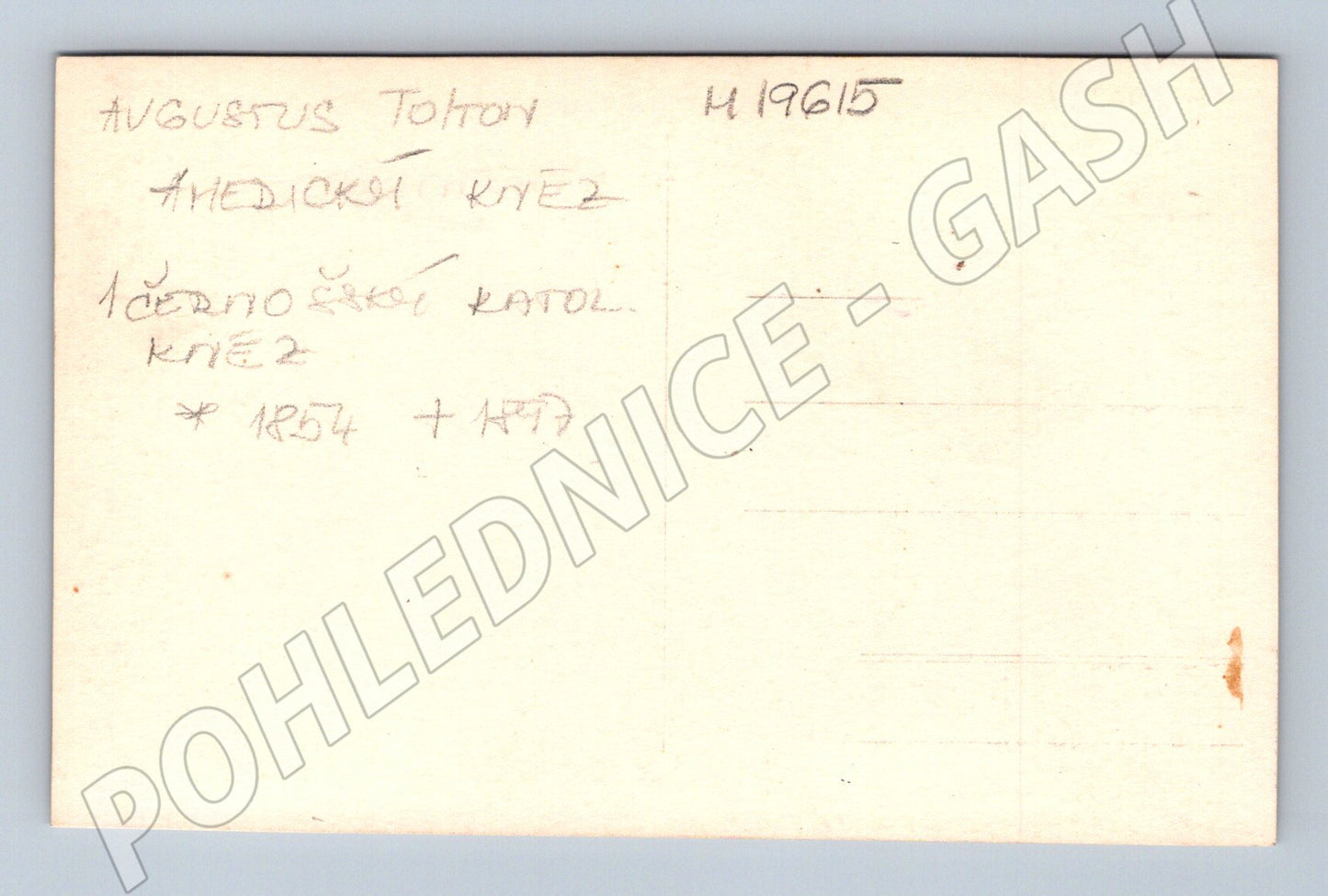 Pohlednice Augustus Tolton 1 černošský katolický kněz (M19615)