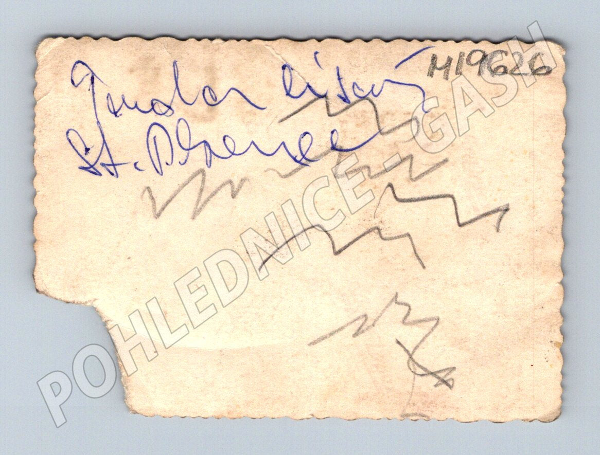 Pohlednice Skupinový portrét mužů etnografie černobílá (M19626)