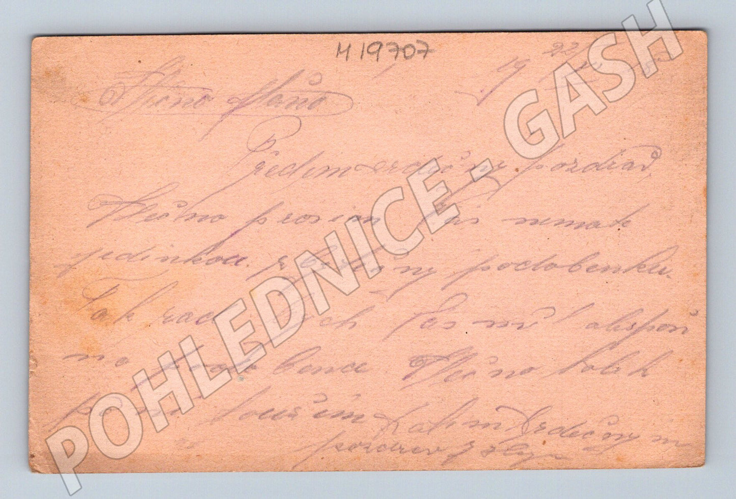 Pohlednice Feldpost Rakousko-Uhersko Brno vojenská pošta 1918 (M19707)