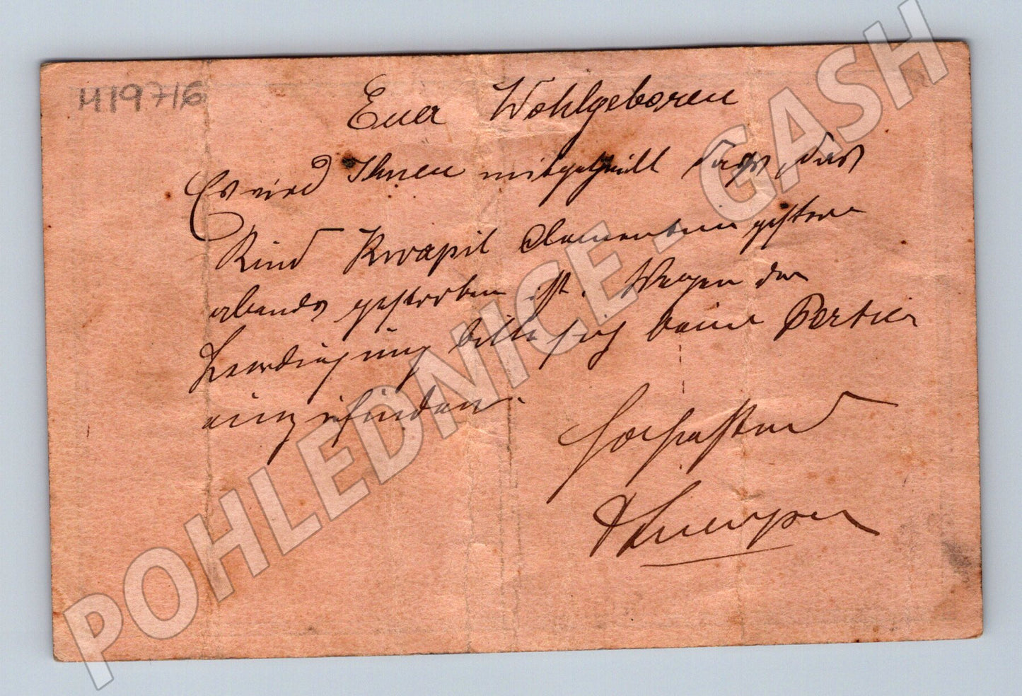 Pohlednice Rakouská Vídeň původní známka 25 heller 1909 (M19716)