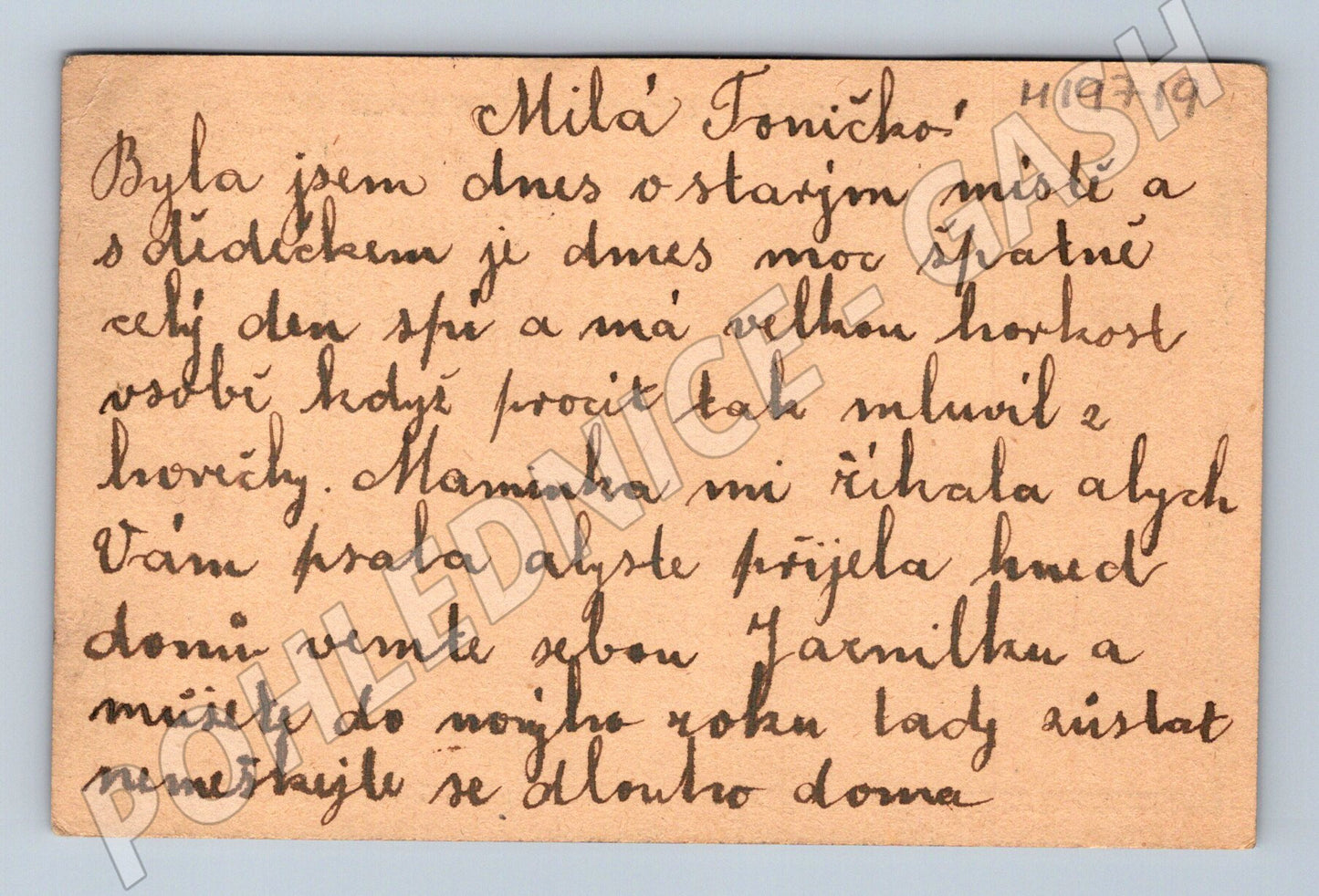 Pohlednice Praha Letná Belcrediho třída RU malý formát (M19719)