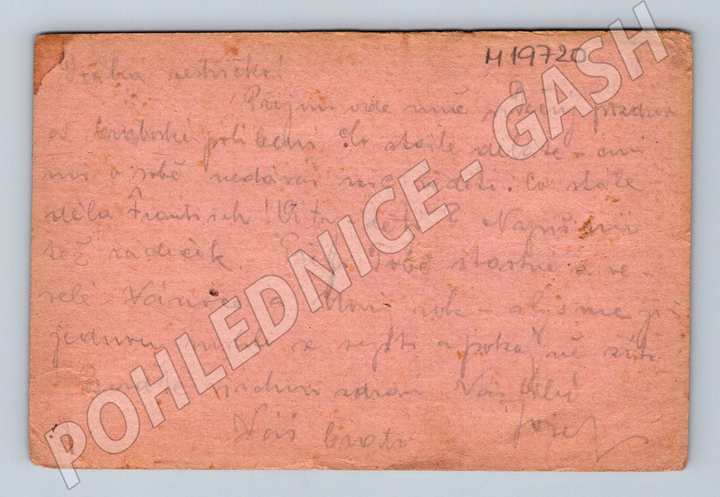 Pohlednice Polní poštovní Nehvizdy 1918 (M19720)