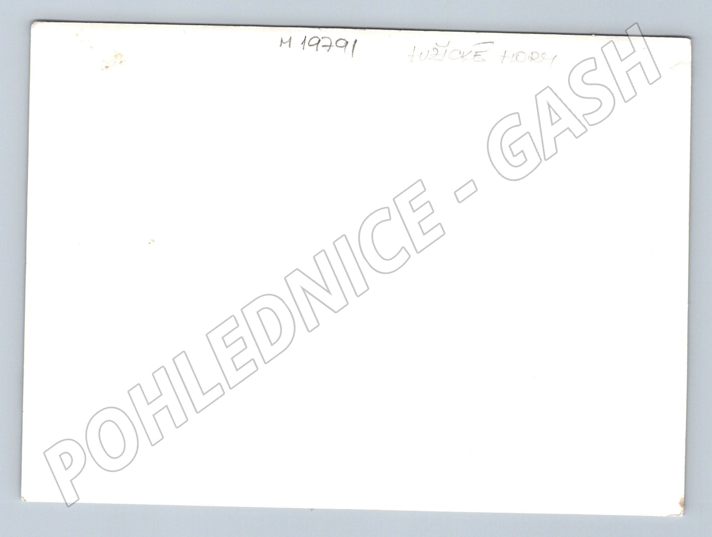 Pohlednice Lužické hory skalní útvary černobílá (M19791)