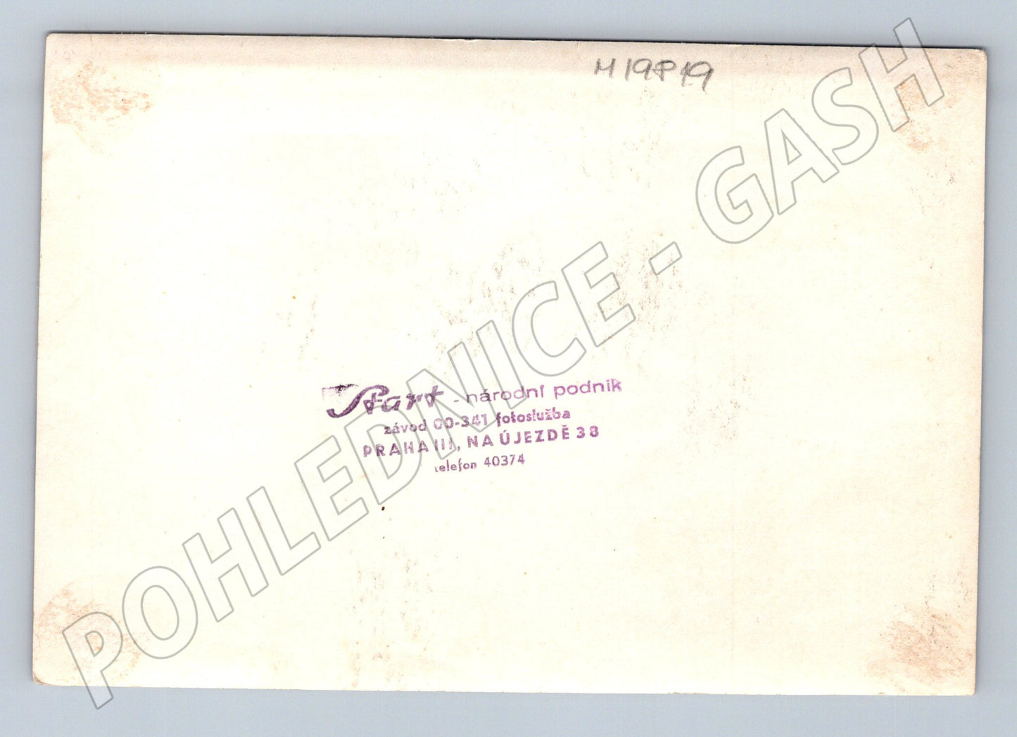 Pohlednice atletika běh přes překážky stadion ČSR (M19819)