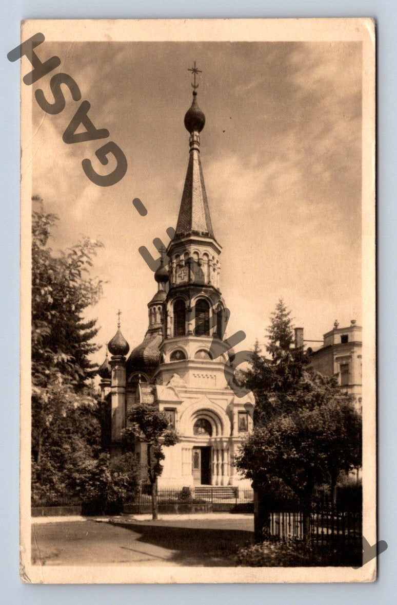 Pohlednice Františkovy Lázně pravoslavný kostel (M1983)