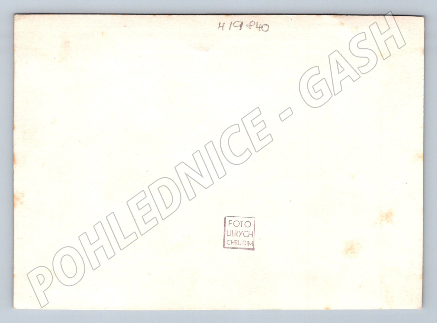 Pohlednice Skupinová fotografie Chrudim 1940 historická (M19840)