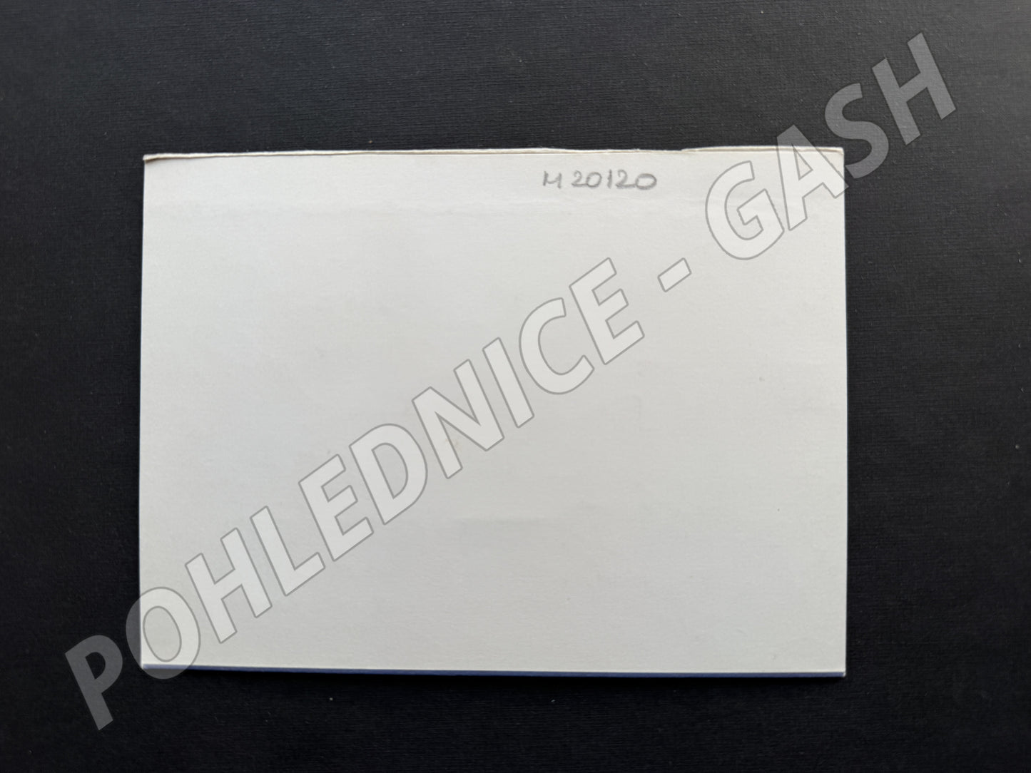 Pohlednice Vánoční adventní kalendář zasněžený dům (M20120)